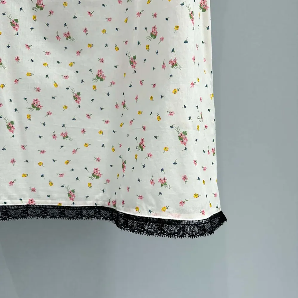 Prada Floral Print Cotton Batiste Mini for Women in dress