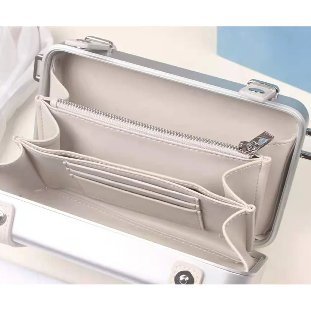 Dior Dior and Rimowa Personal Clutch Aluminum and Grained Calfskin for Men in White Dior Dior and Rimowa Personal Clutch Aluminum and Grained Calfskin for Men in White