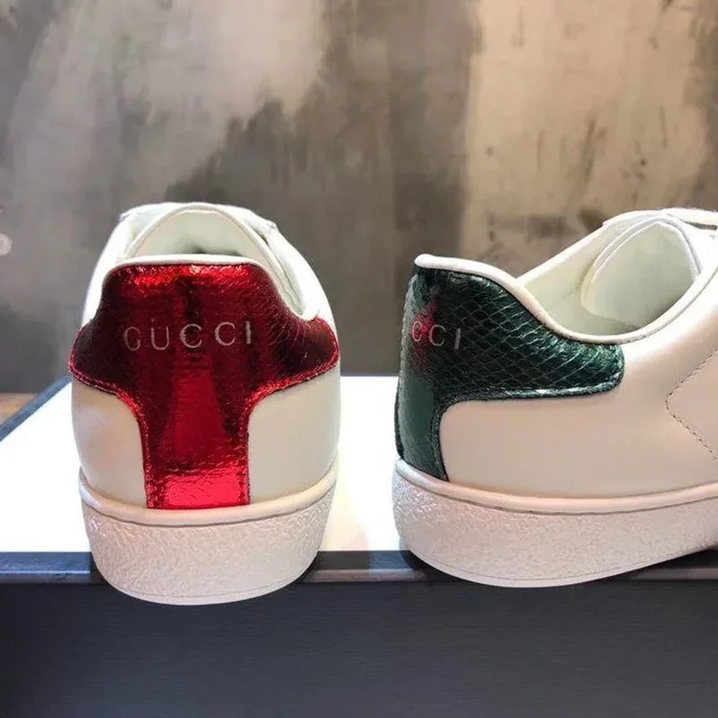 Gucci Ace Sneakers Calfskin Leather Spring/Summer 2020 Collection, White Gucci Ace Sneakers Calfskin Leather Spring/Summer 2020 Collection, White