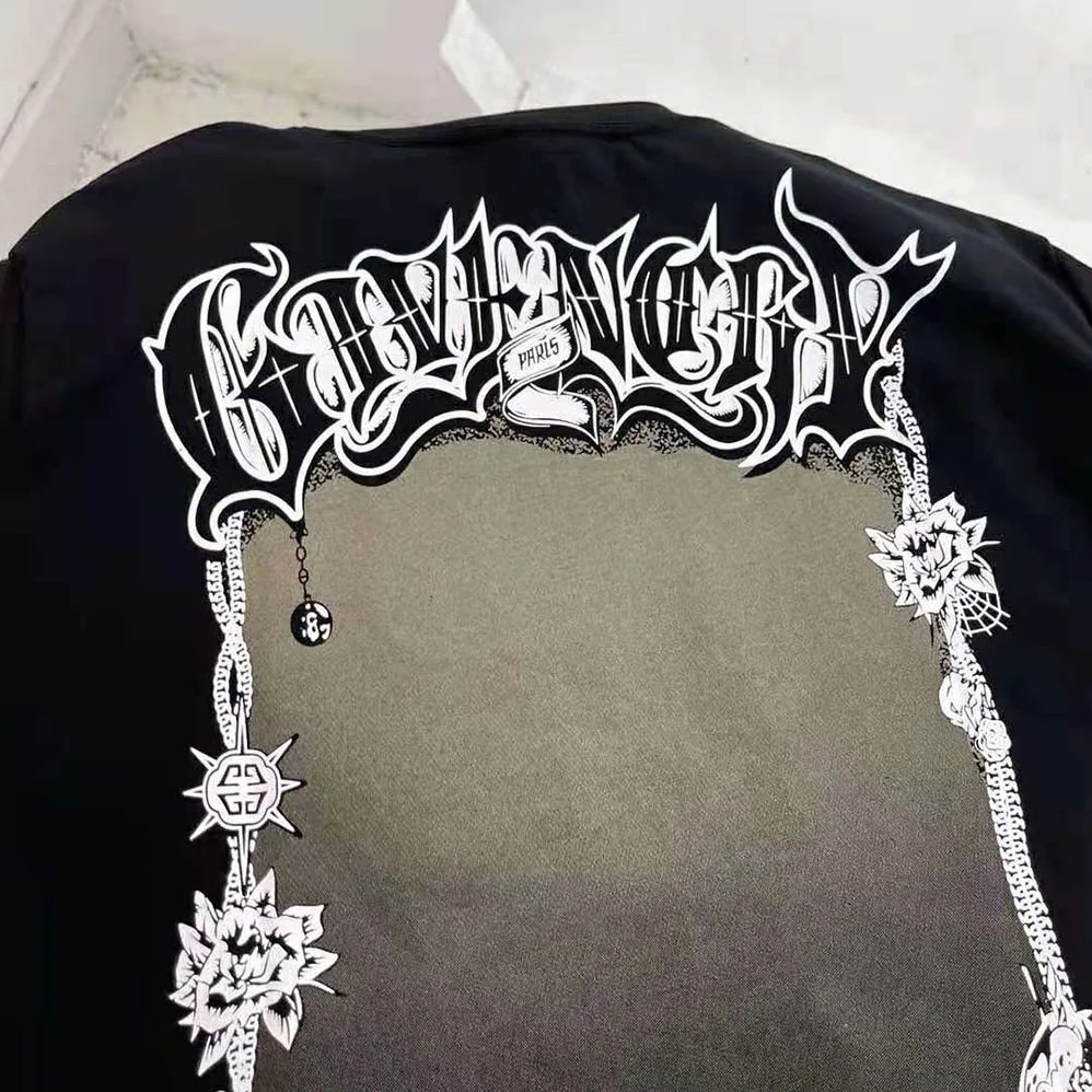 Givenchy Printed Oversized T-shirt for Men in Black