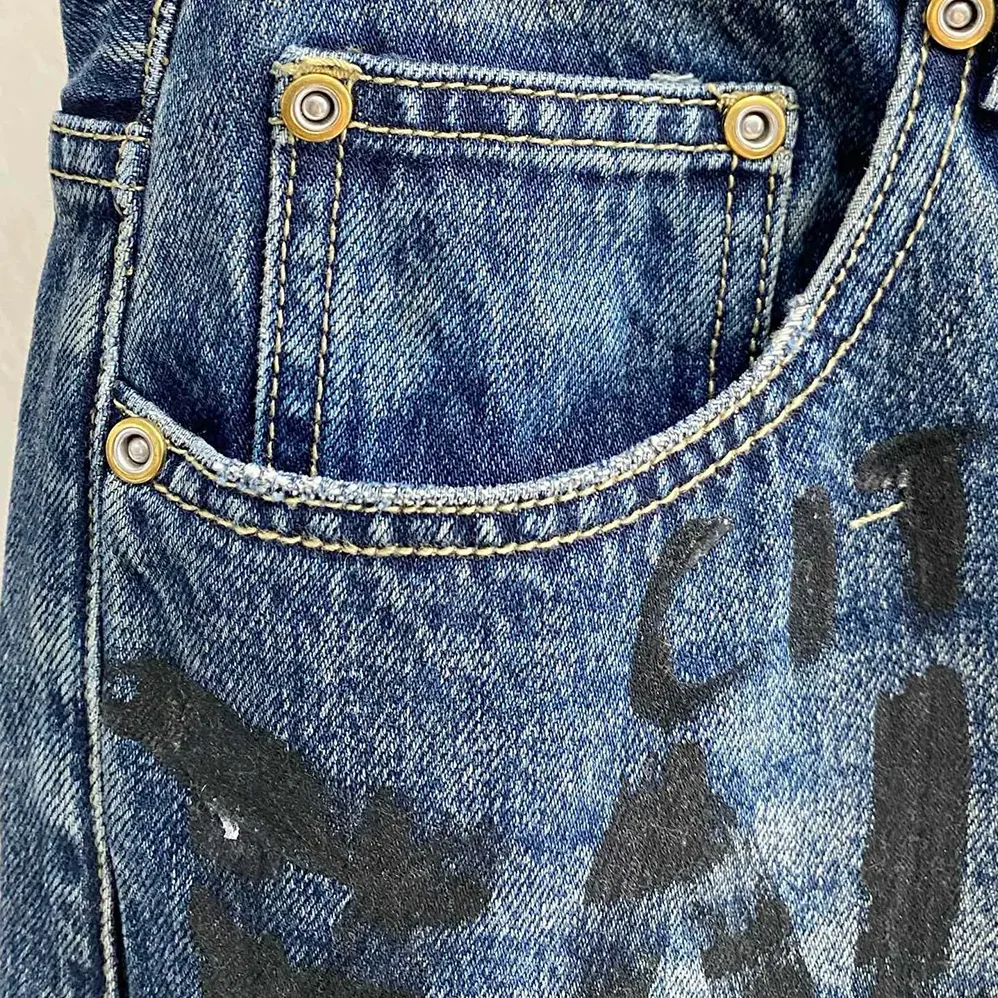 Balenciaga Folded Shorts in Dirty Vintage Blue for Men Balenciaga Folded Shorts in Dirty Vintage Blue for Men