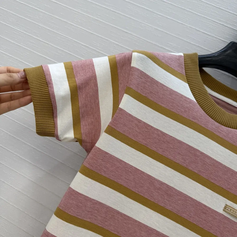 Prada Bayadere Stripe Jersey T for Women in Shirt Prada Bayadere Stripe Jersey T for Women in Shirt