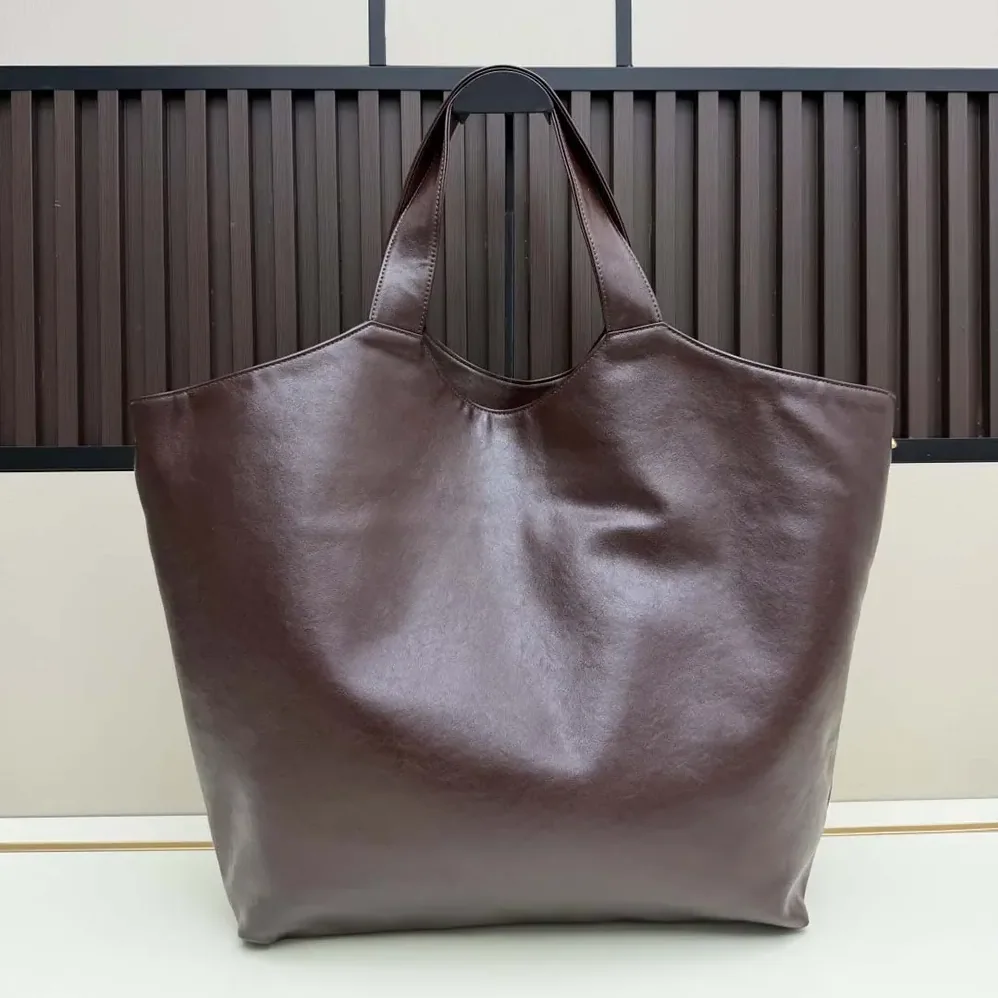 Saint Laurent YSL Icare In Smooth Leather Burgundy for Women