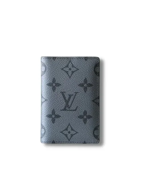 Louis Vuitton Pocket Organizer Monogram Flowers Gray / Louis Vuitton Pocket Organizer Monogram Flowers Gray /