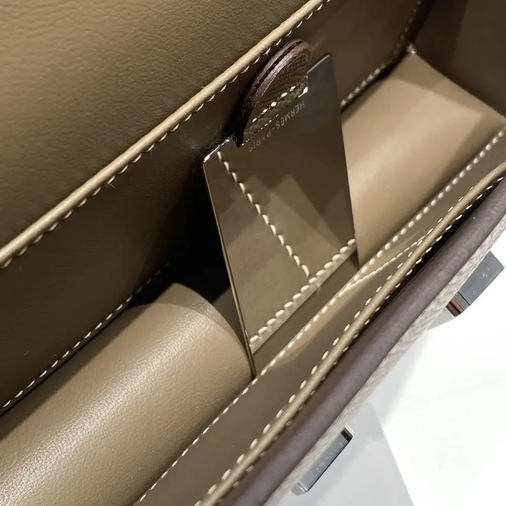 Hermes Constance Elan Epsom Silver for Women in Gray