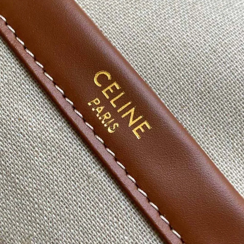 Celine Large Cabas Thais in Striped Textile for Women Celine Large Cabas Thais in Striped Textile for Women