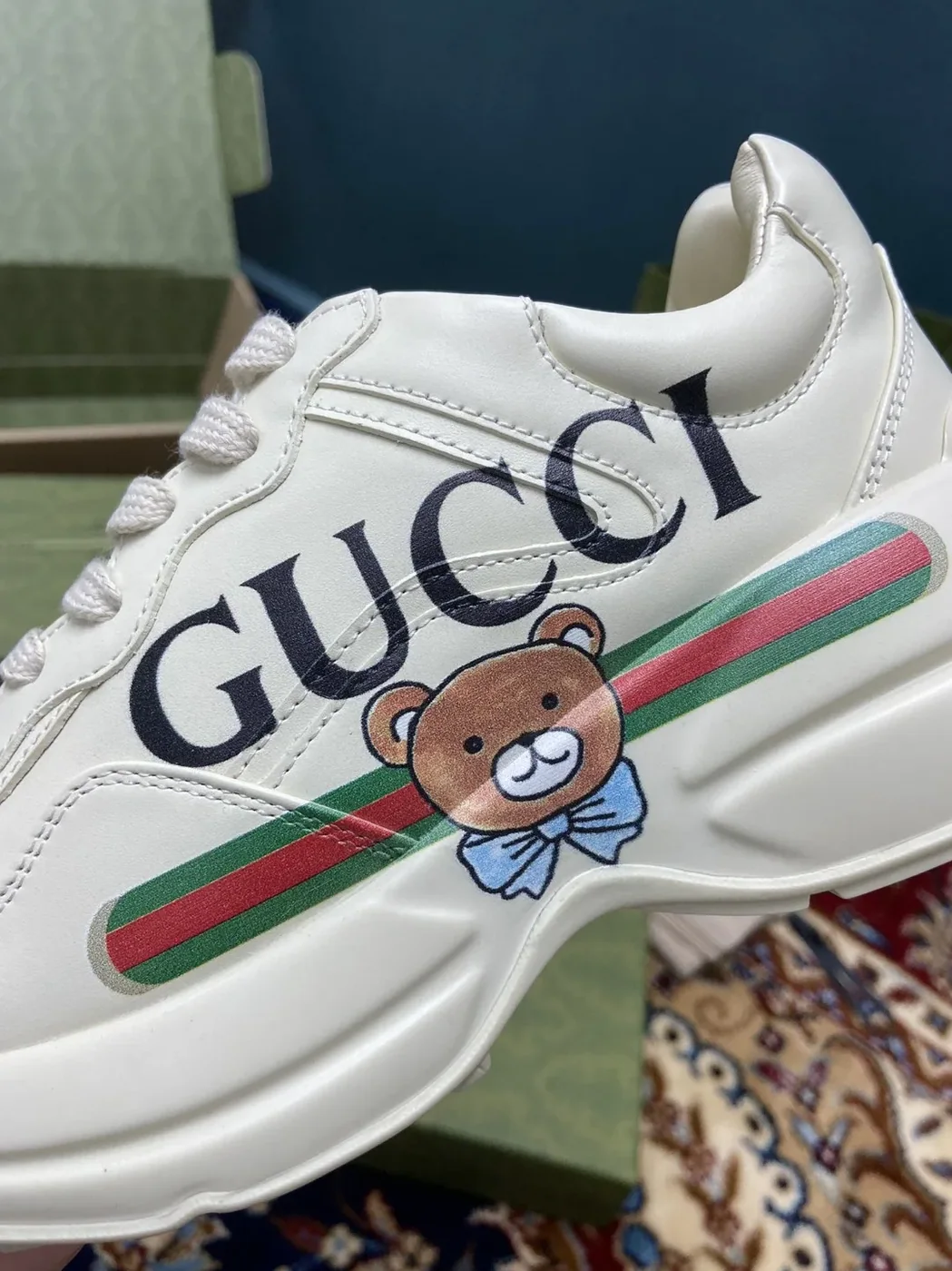 Gucci KAI x Gucci Rhyton Sneaker White Ivory