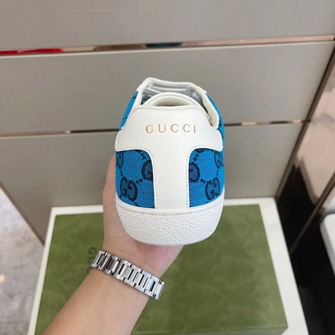 Gucci x Adidas GG Sneakers Light Blue for Men