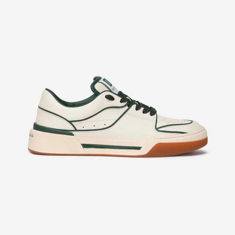 Dolce Gabbana D&G Calfskin Nappa New Roma Sneakers for Unisex in Green
