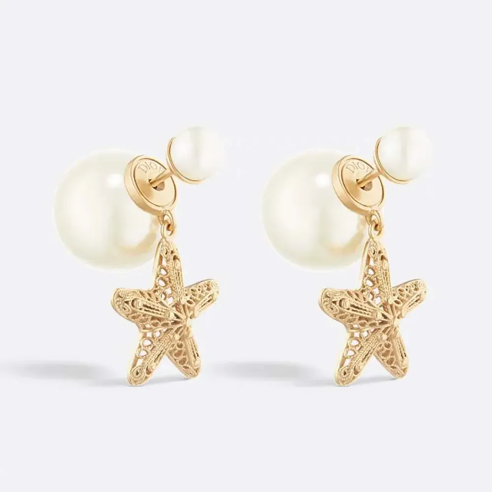 Dior Tribales Earrings Gold for Women in Finish Metal