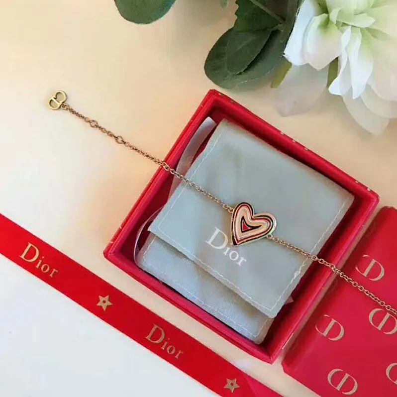 Dior “Dioramour” Heart Bracelet for Women