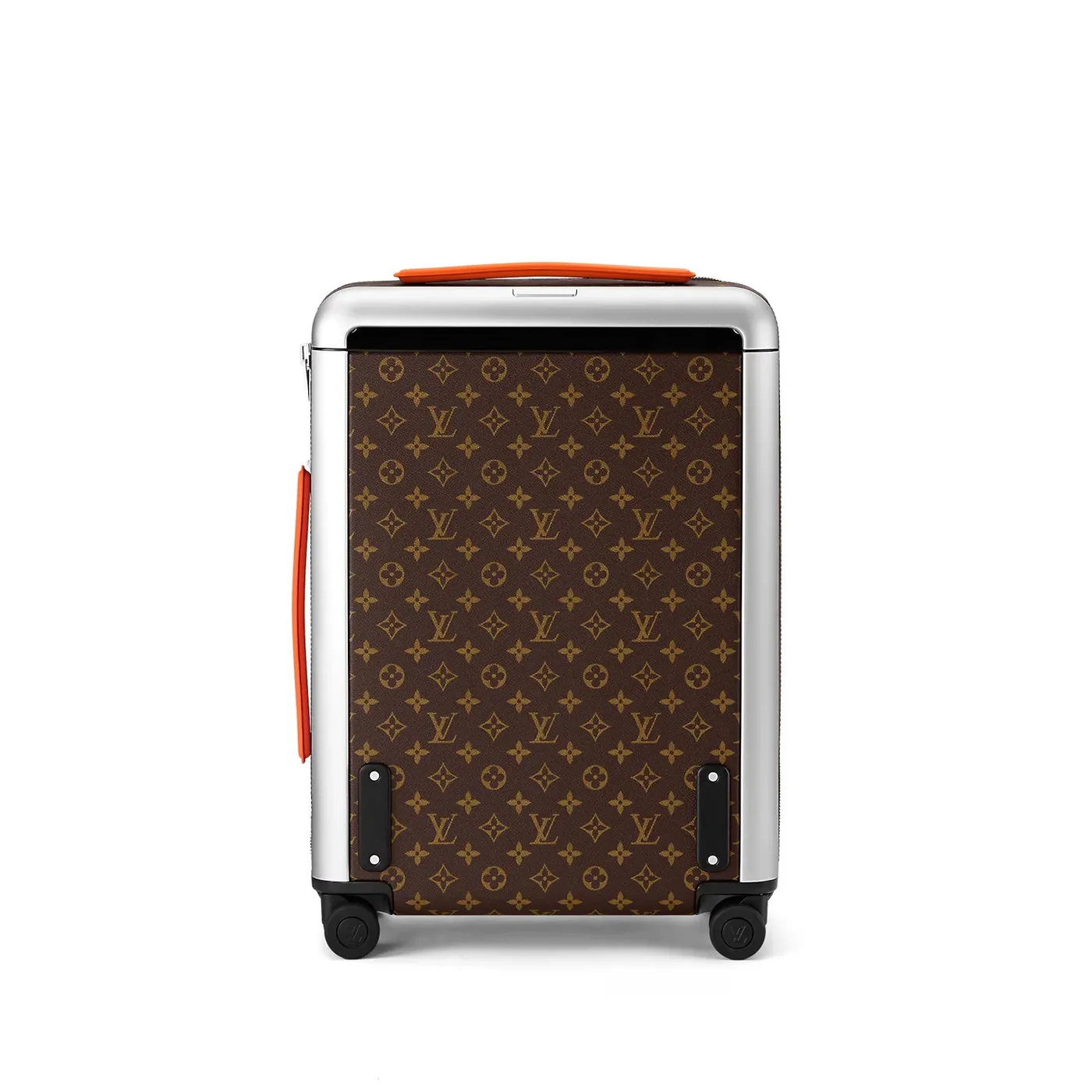 Louis Vuitton Horizon 55 Suitcase in Brown/ Orange Silver Hardware Louis Vuitton Horizon 55 Suitcase in Brown/ Orange Silver Hardware