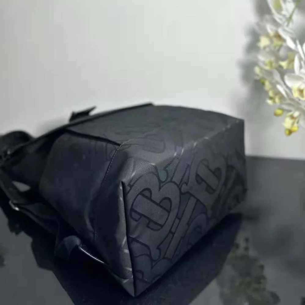 Burberry Orville Backpack with Raised Burberry Lettering at Front for Men in Black Burberry Orville Backpack with Raised Burberry Lettering at Front for Men in Black