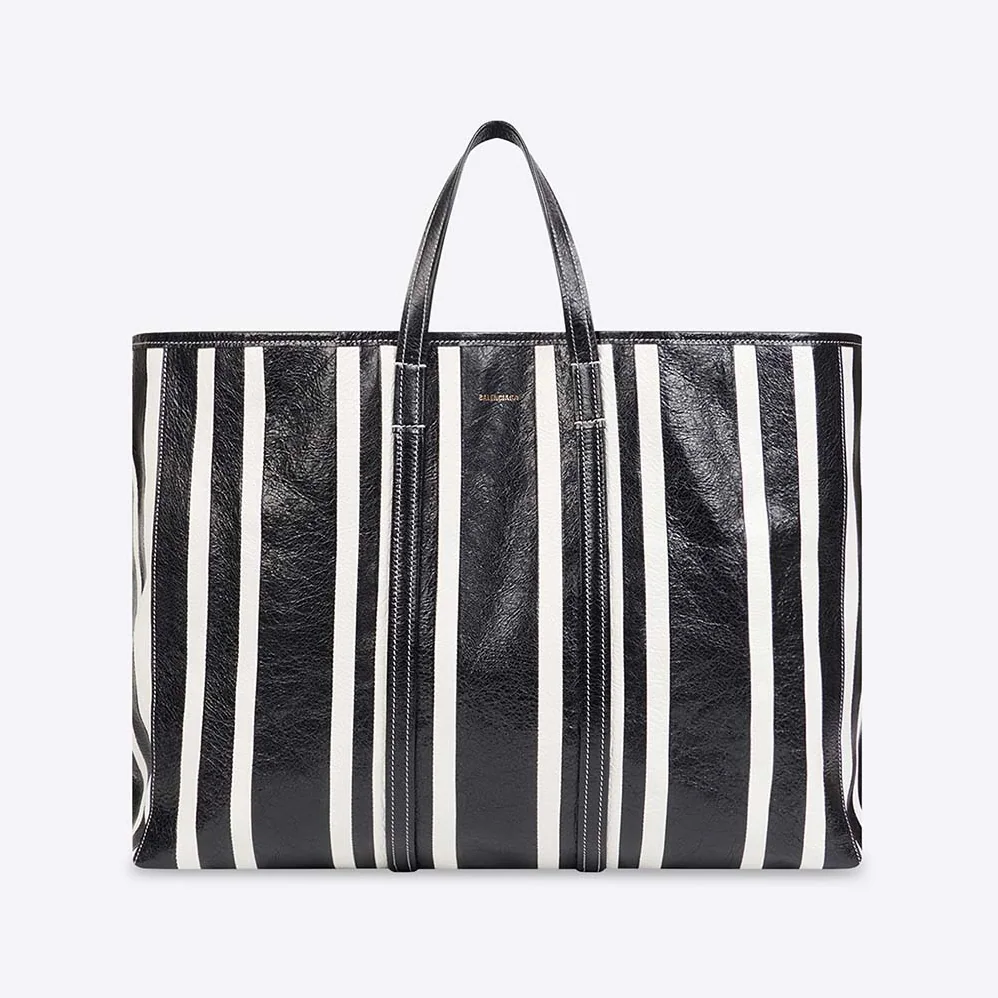 Balenciaga Barbes Large East-West Shopper Bag in Black for Women
