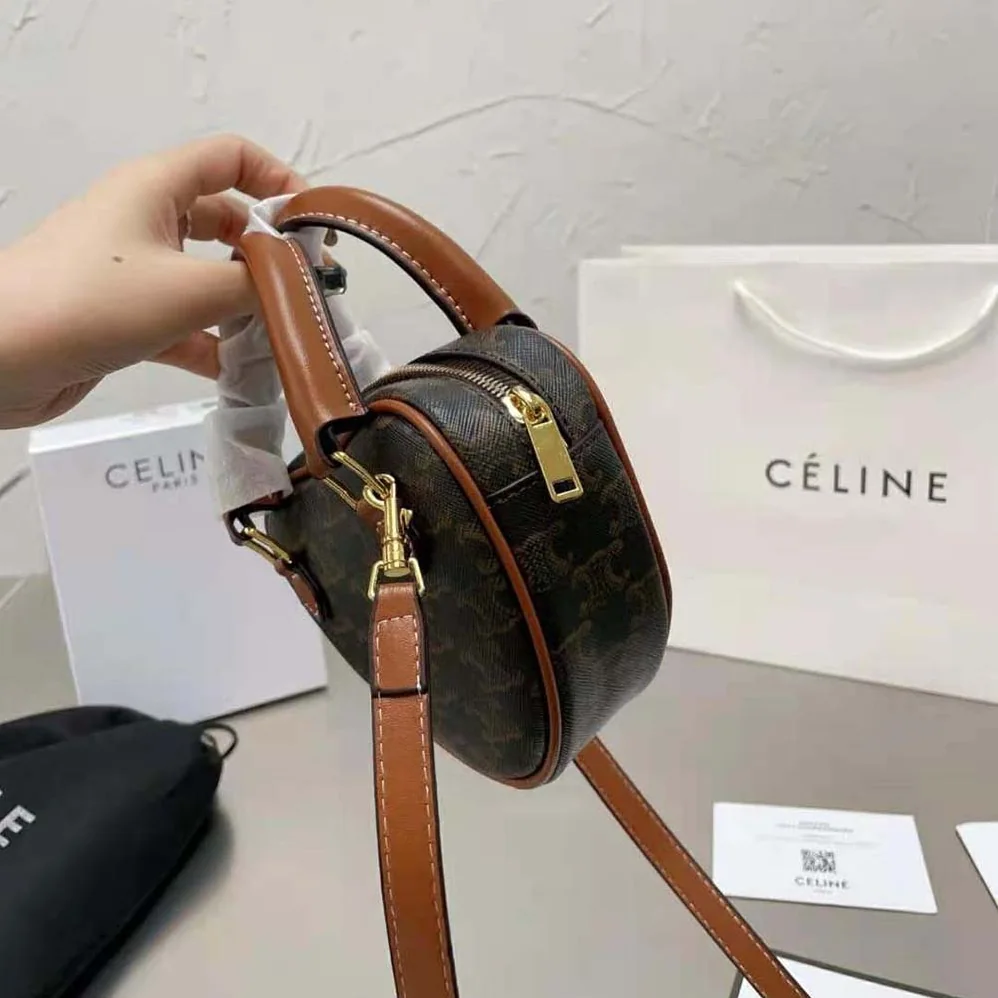 Celine Medium Celine Heart in Triomphe Canvas and Calfskin for Women Celine Medium Celine Heart in Triomphe Canvas and Calfskin for Women