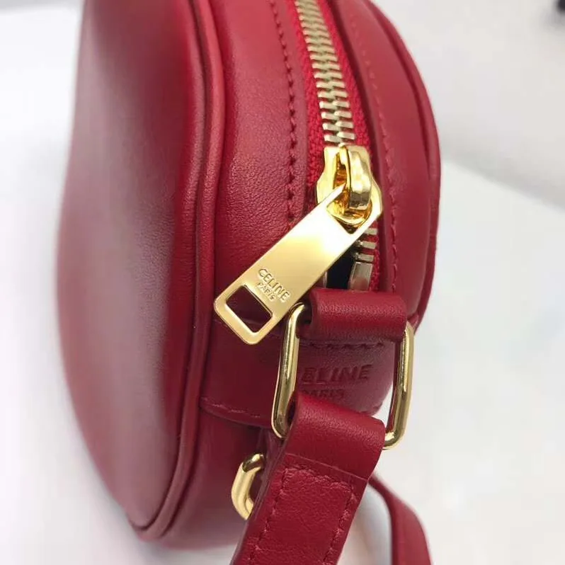 Celine Small C Charm Bag in Quilted Calfskin for Women in Red Celine Small C Charm Bag in Quilted Calfskin for Women in Red