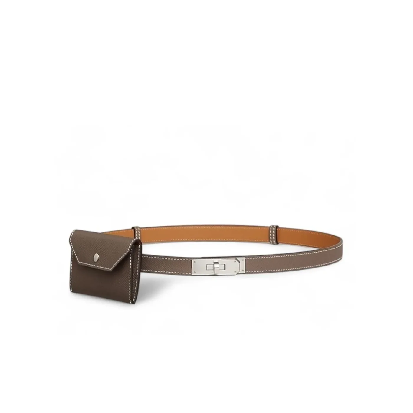 Hermes Kelly Pocket 18 Belt Étoupe