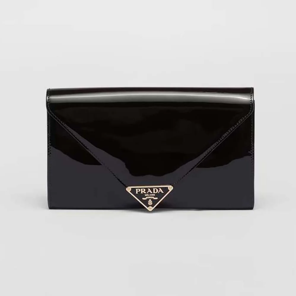 Prada Patent Leather Mini-bag for Women in Black