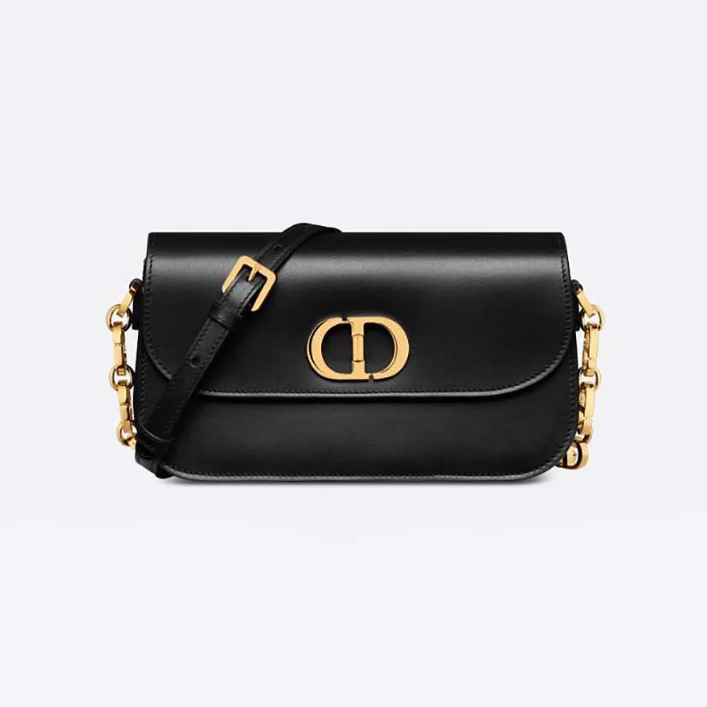 Dior 30 Montaigne Avenue Bag Black Box Calfskin for Women Dior 30 Montaigne Avenue Bag Black Box Calfskin for Women