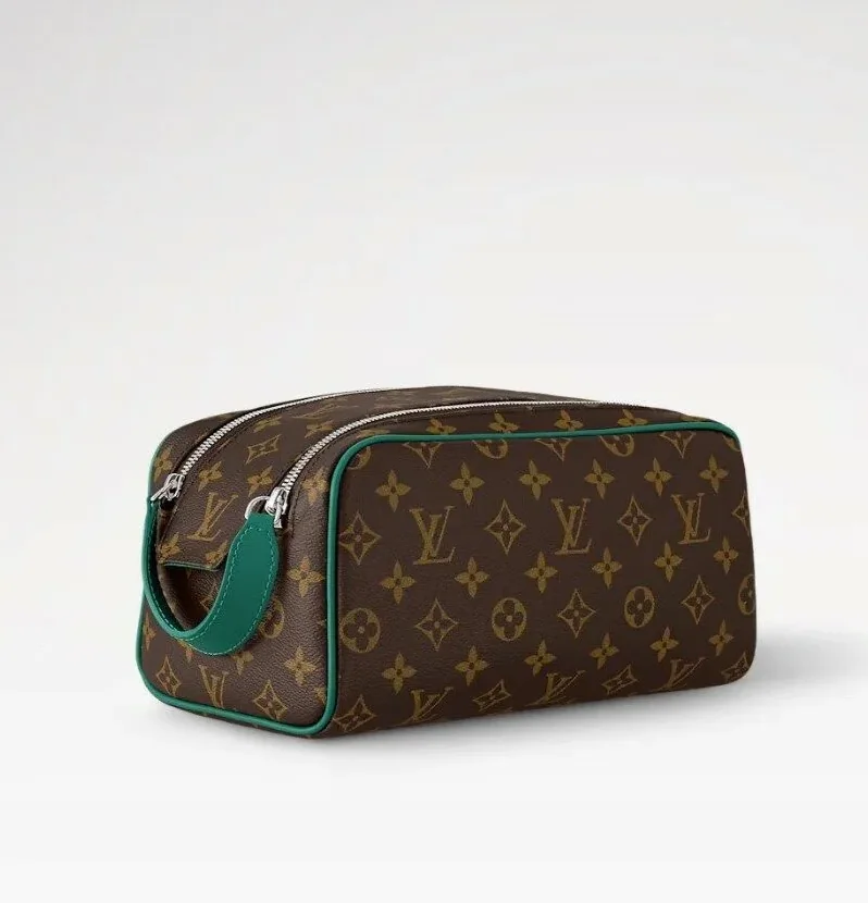 Louis Vuitton Dopp Kit Monogram Canvas Minty in Green / Louis Vuitton Dopp Kit Monogram Canvas Minty in Green /