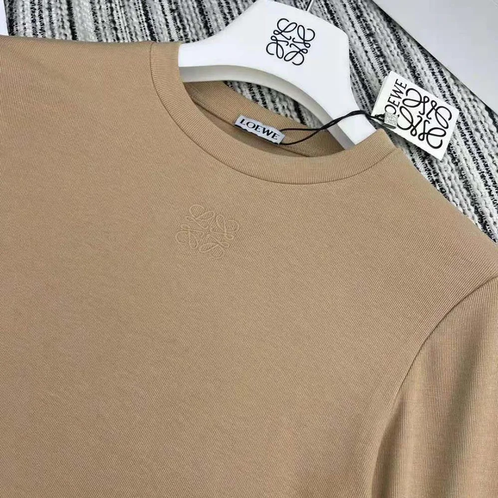 Loewe Long Sleeve Top in Modal for Women in Brown