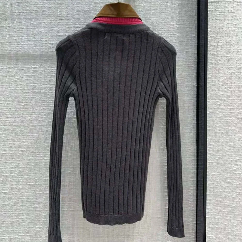 Prada Cashmere and Silk Cardigan with Collar for Women in Gray Prada Cashmere and Silk Cardigan with Collar for Women in Gray