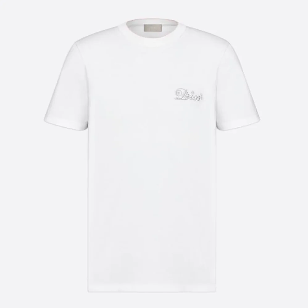 Dior Kenny Scharf T for Men in Shirt White Cotton Jersey Dior Kenny Scharf T for Men in Shirt White Cotton Jersey