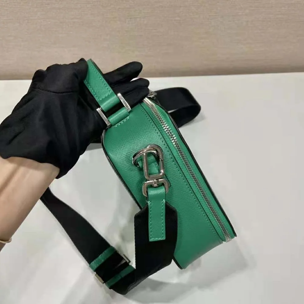 Prada Brique Saffiano Leather Bag for Men in Green