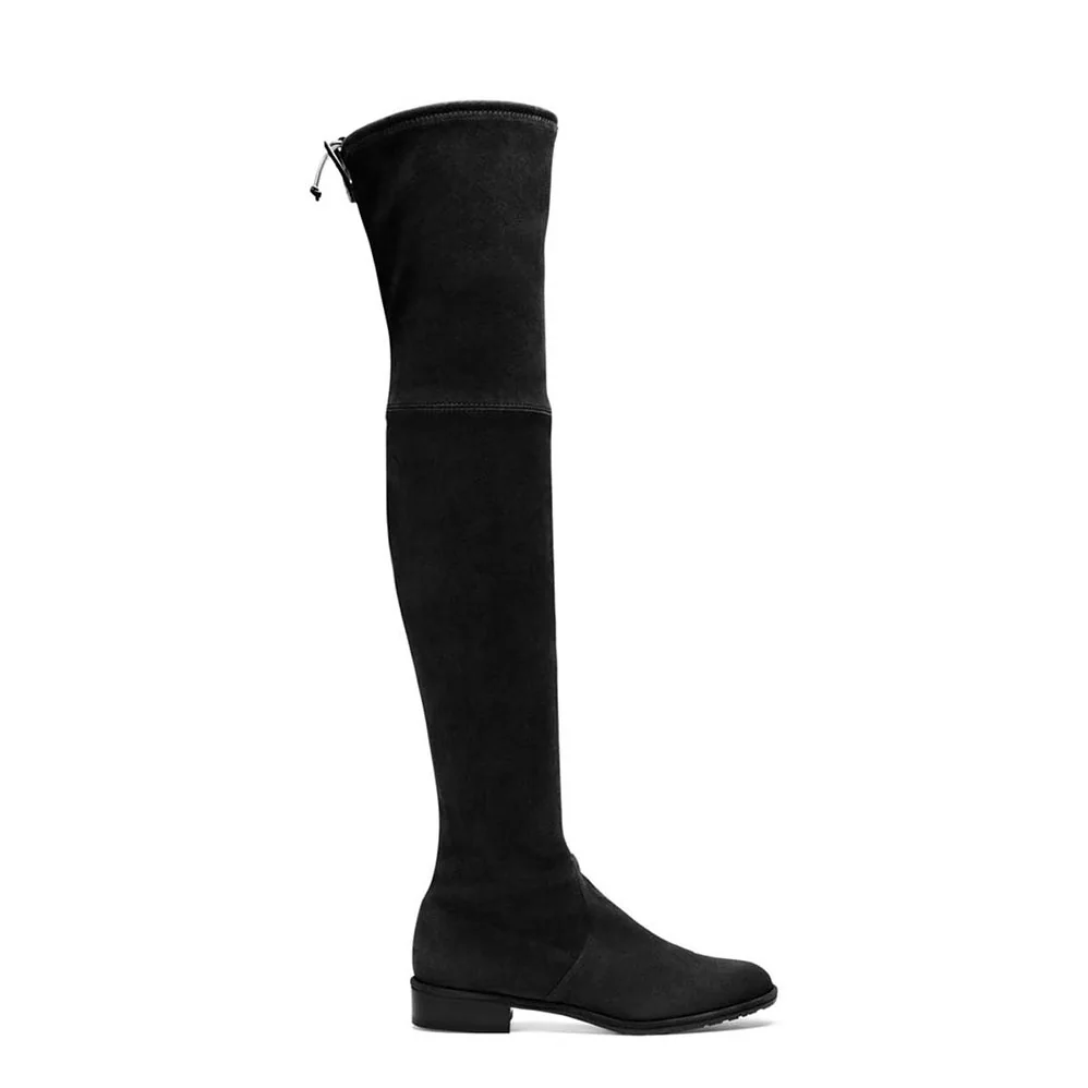 Stuart Weitzman Shoes The Lowland Boot 30mm Heel for Women in Black Stuart Weitzman Shoes The Lowland Boot 30mm Heel for Women in Black