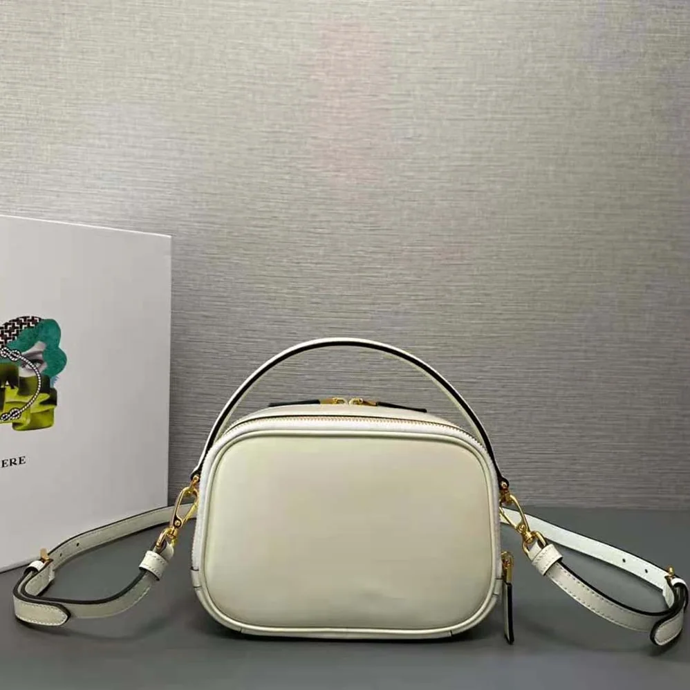 Prada Odette Leather Mini-bag for Women in White