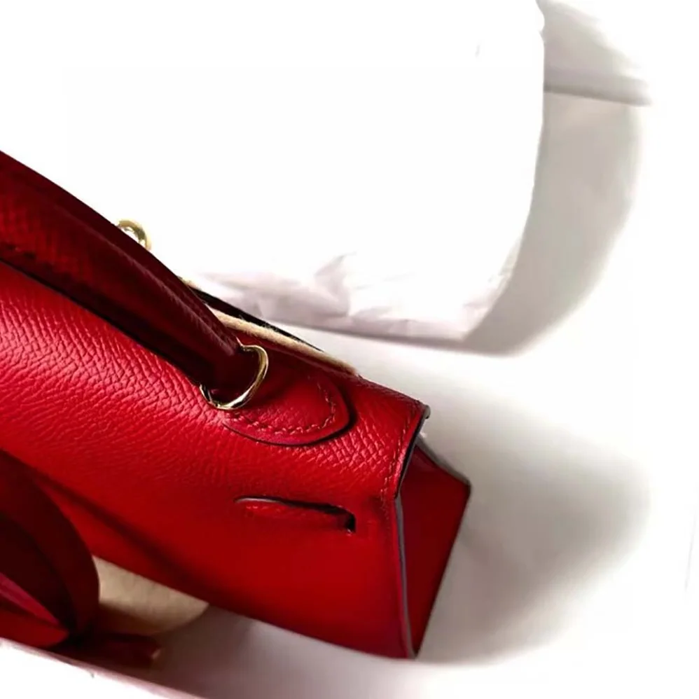 Hermes Kelly Bag 20 in Epsom Leather for Women in Red