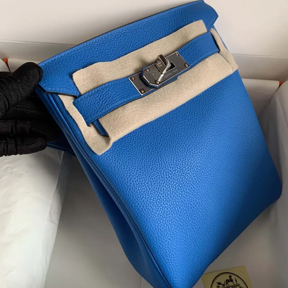 Hermes Hac A Dos PM Backpack for Unisex in Blue