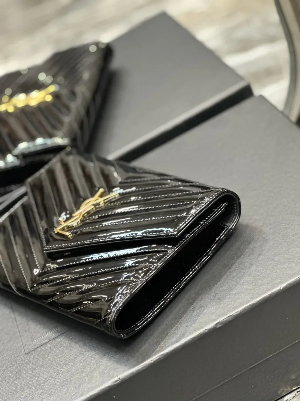 Saint Laurent Cassandre Matelasse Black / Saint Laurent Cassandre Matelasse Black /