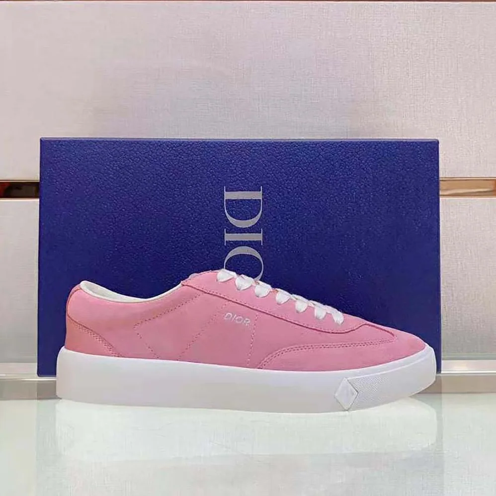 Dior B101 Sneaker Pink Nubuck Calfskin for Men Dior B101 Sneaker Pink Nubuck Calfskin for Men