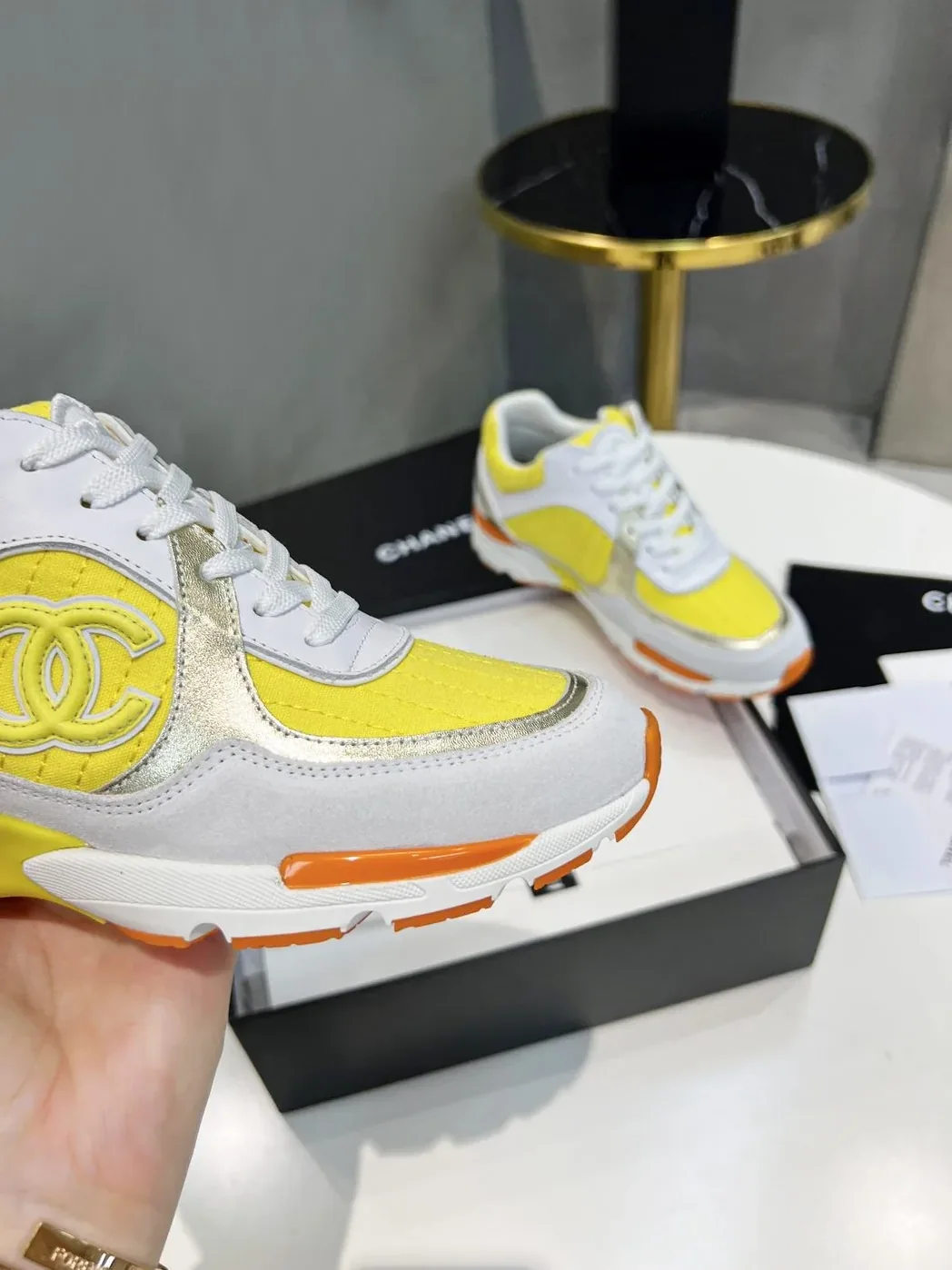 Chanel Sneakers Yellow Chanel Sneakers Yellow
