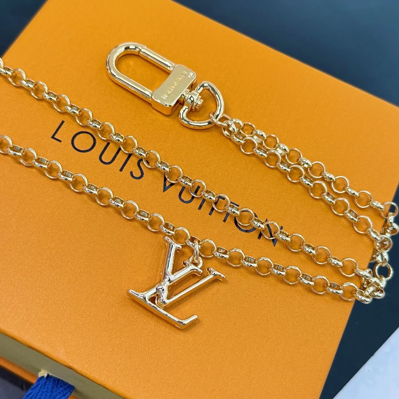 Louis Vuitton LV x TM Cerise Bag Chain Gold in Toned