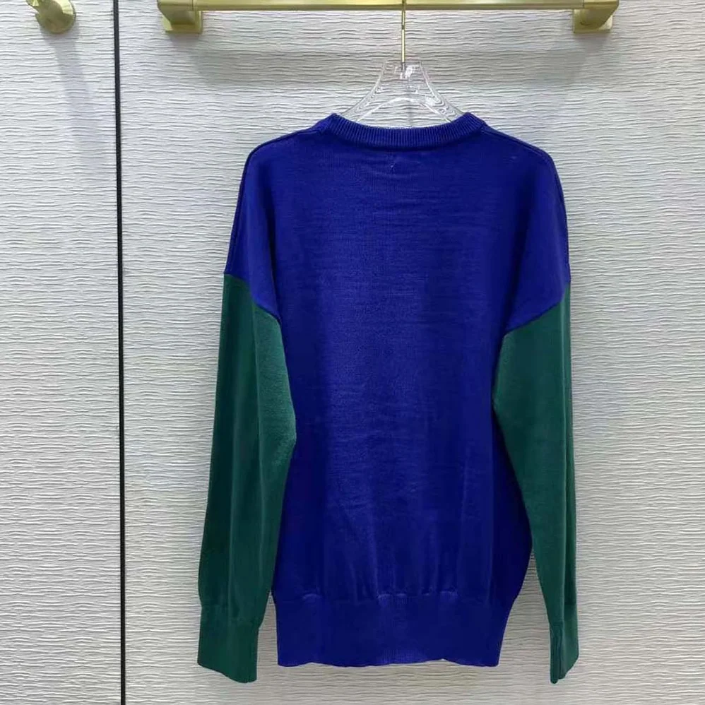Loewe Circle Intarsia Sweater in Wool for Women