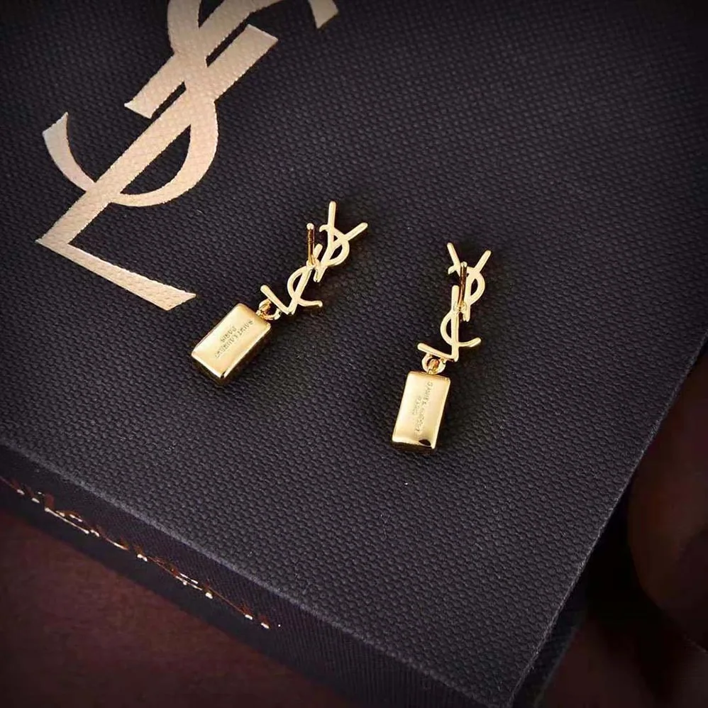 Saint Laurent YSL Cassandre Single Earring in Metal and Rhinestones for Women Saint Laurent YSL Cassandre Single Earring in Metal and Rhinestones for Women
