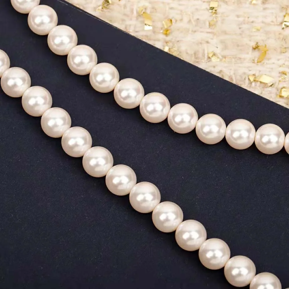 Dior Plan De Paris Choker Gold-Finish Metal and White Resin Pearls for Women
