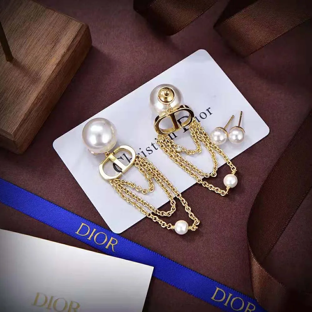 Dior Tribales Earrings Gold for Women in Finish Metal