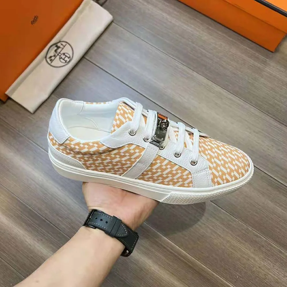 Hermes Free Sneaker in Calfskin for Women in White