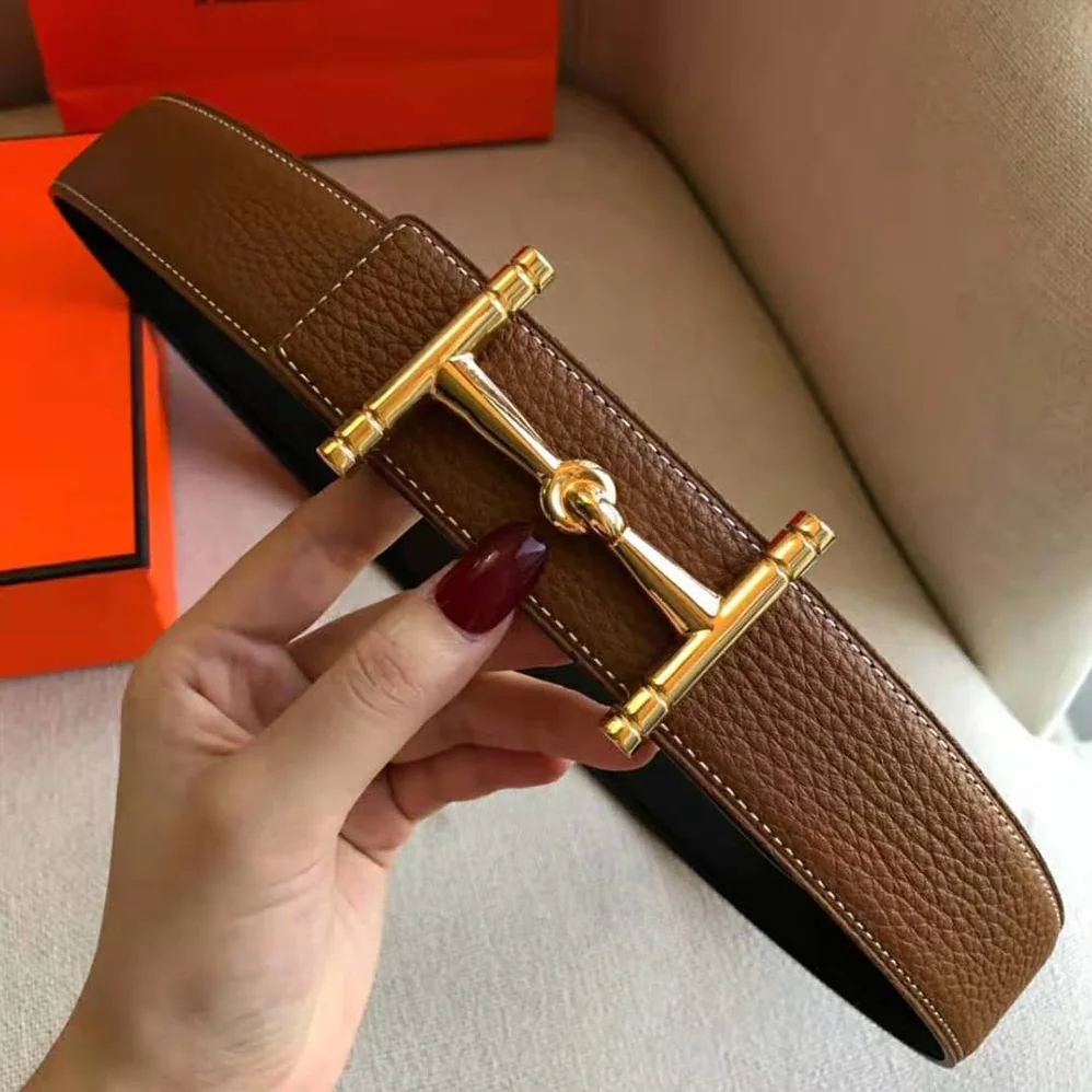 Hermes H Hippique Belt Buckle & Reversible Leather Strap 32 mm for Women in Brown Hermes H Hippique Belt Buckle & Reversible Leather Strap 32 mm for Women in Brown