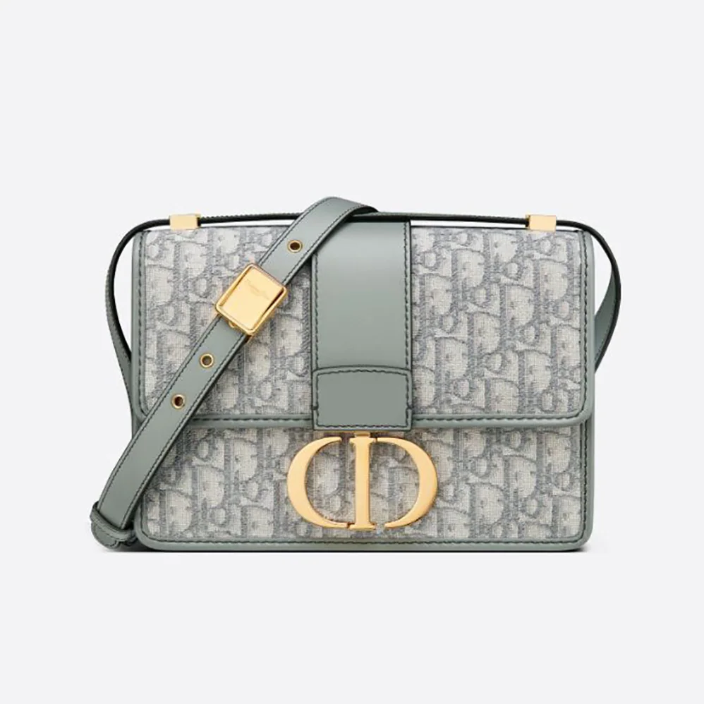 Dior 30 Montaigne Bag Gray Dior Oblique Jacquard for Women
