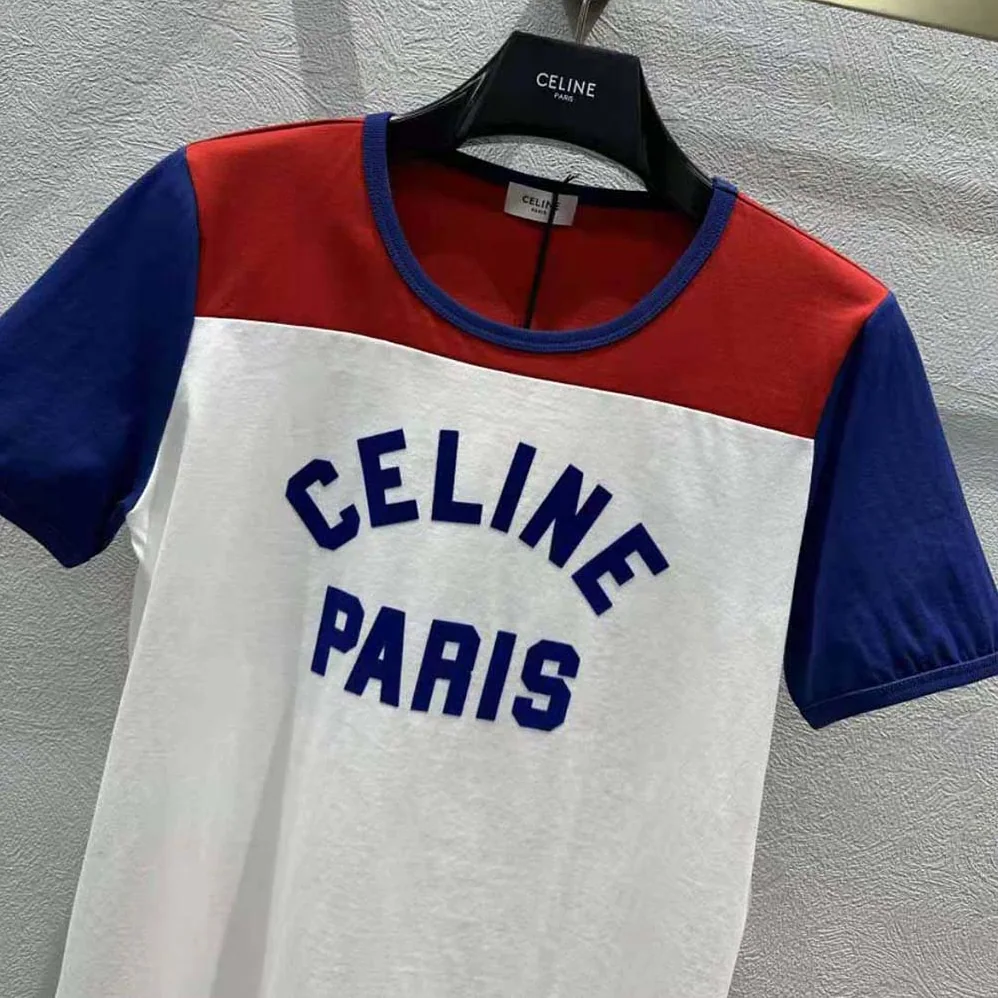 Celine Paris 70's T for Men in shirt in Cotton Jersey Celine Paris 70's T for Men in shirt in Cotton Jersey