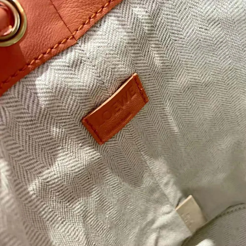 Loewe Small Sailor Bag in Nappa Calf for Women in Orange Loewe Small Sailor Bag in Nappa Calf for Women in Orange