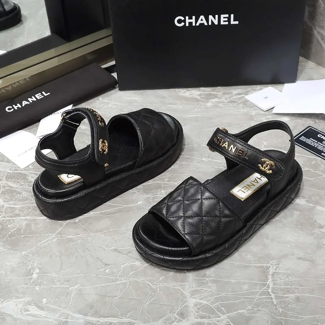 Chanel Sandal Black