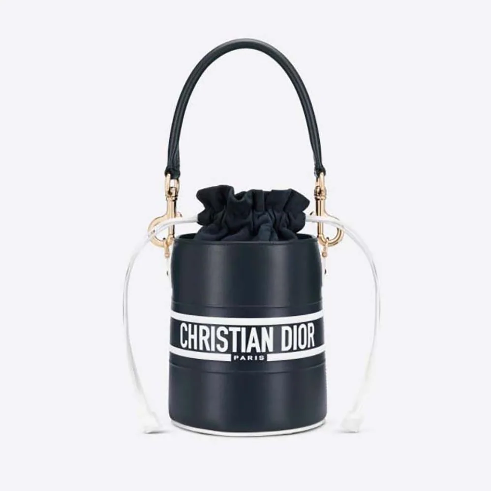 Dior Small Dior Vibe Bucket Bag Blue Smooth Calfskin for Women Dior Small Dior Vibe Bucket Bag Blue Smooth Calfskin for Women