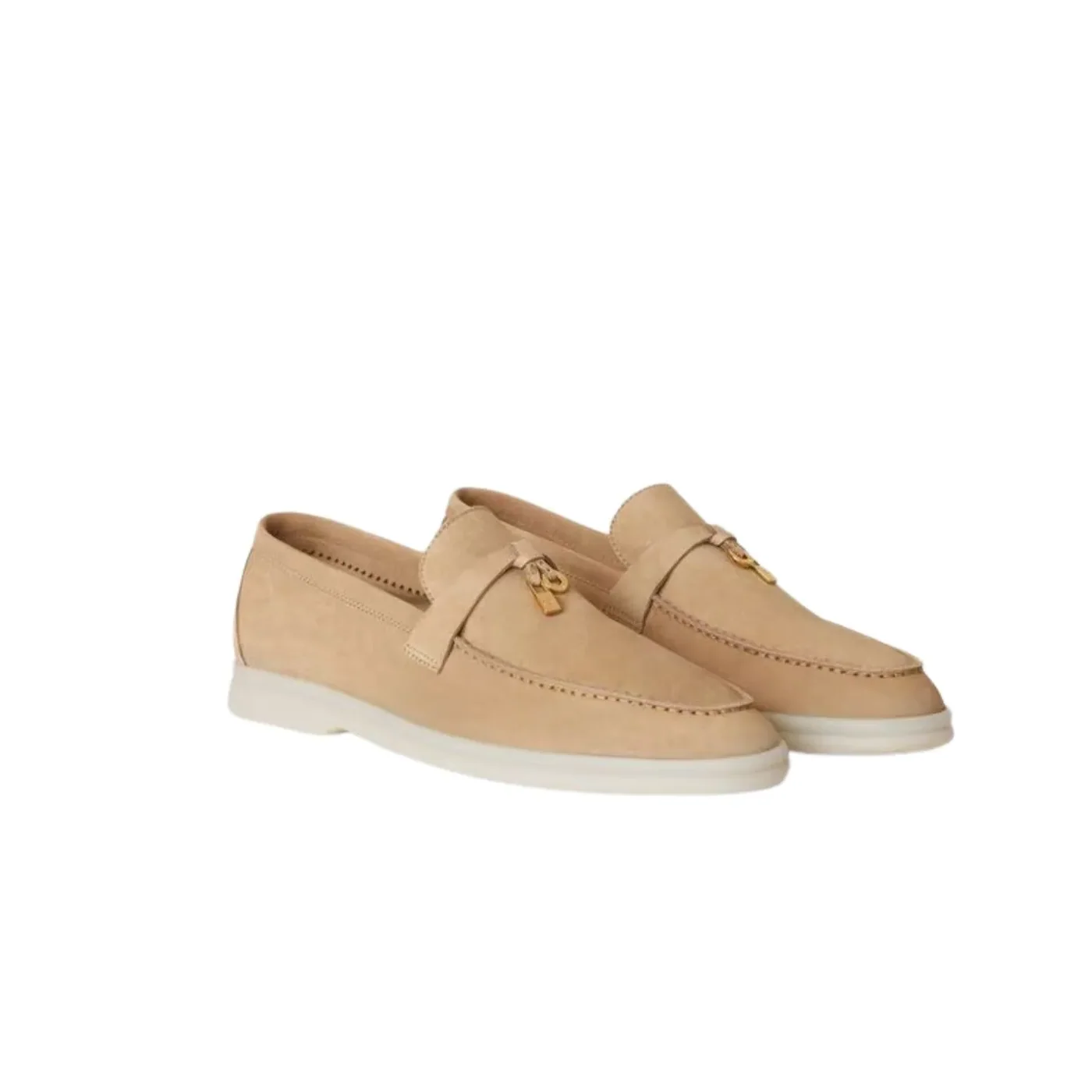Loro Piana Summer Charms Walk Loafers Sandstone – FAE5444