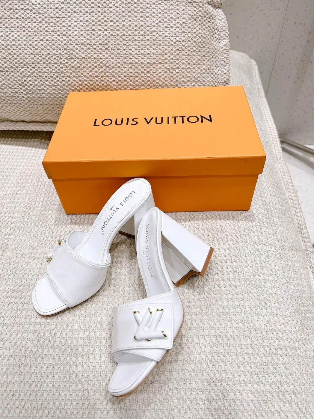 Louis Vuitton Shake Mule White Louis Vuitton Shake Mule White