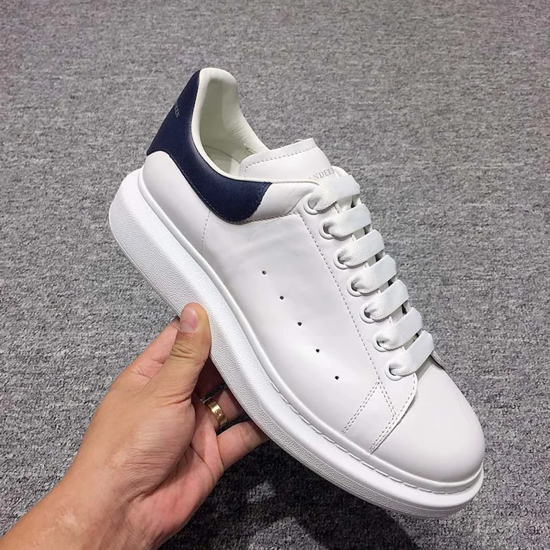Alexander Mcqueen Oversized Sneaker Shoes for Men in Navy Blue